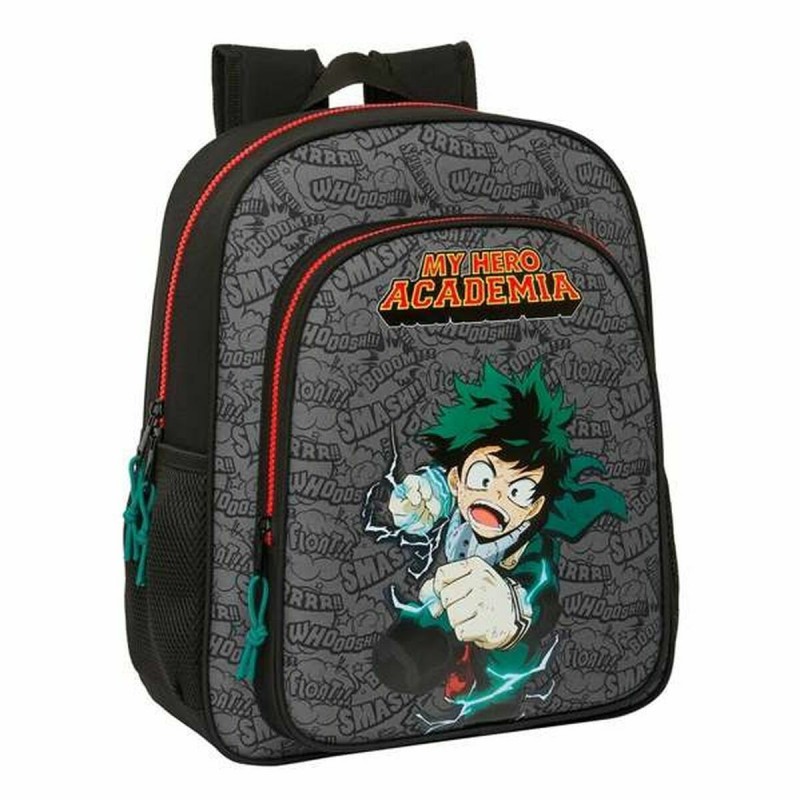 Cartable My Hero Academia Noir 32 X 38 X 12 cm