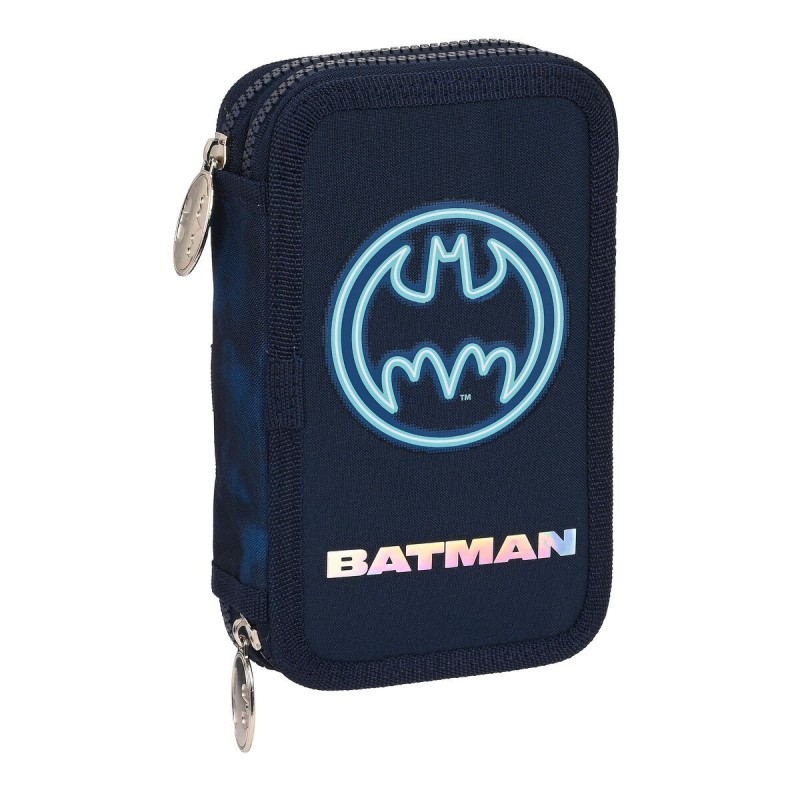 Plumier double Batman Legendary Blue marine 12.5 x 19.5 x 4 cm (28 Pièces)