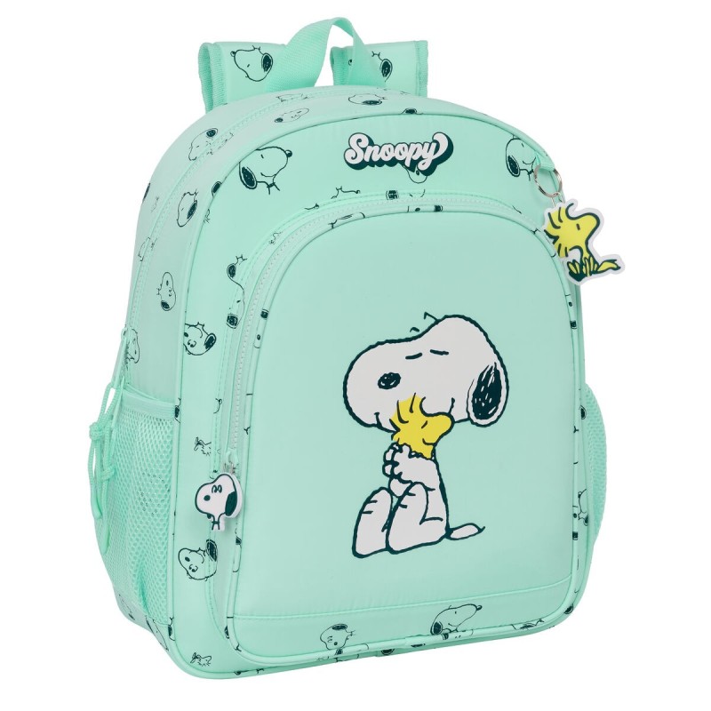 Cartable Snoopy Groovy Vert 32 X 38 X 12 cm