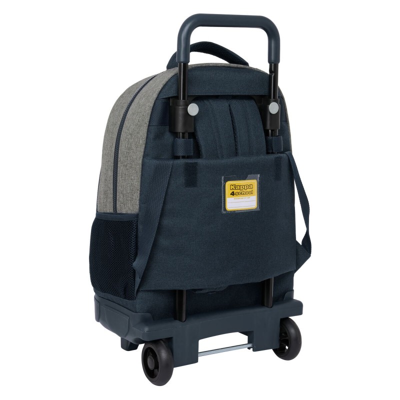 Cartable à roulettes Kappa Dark navy Gris Blue marine 33 X 45 X 22 cm