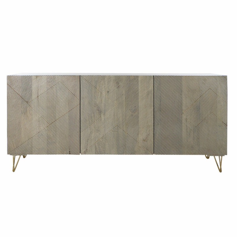 Buffet DKD Home Decor Métal Bois de manguier (160 x 45 x 75 cm)