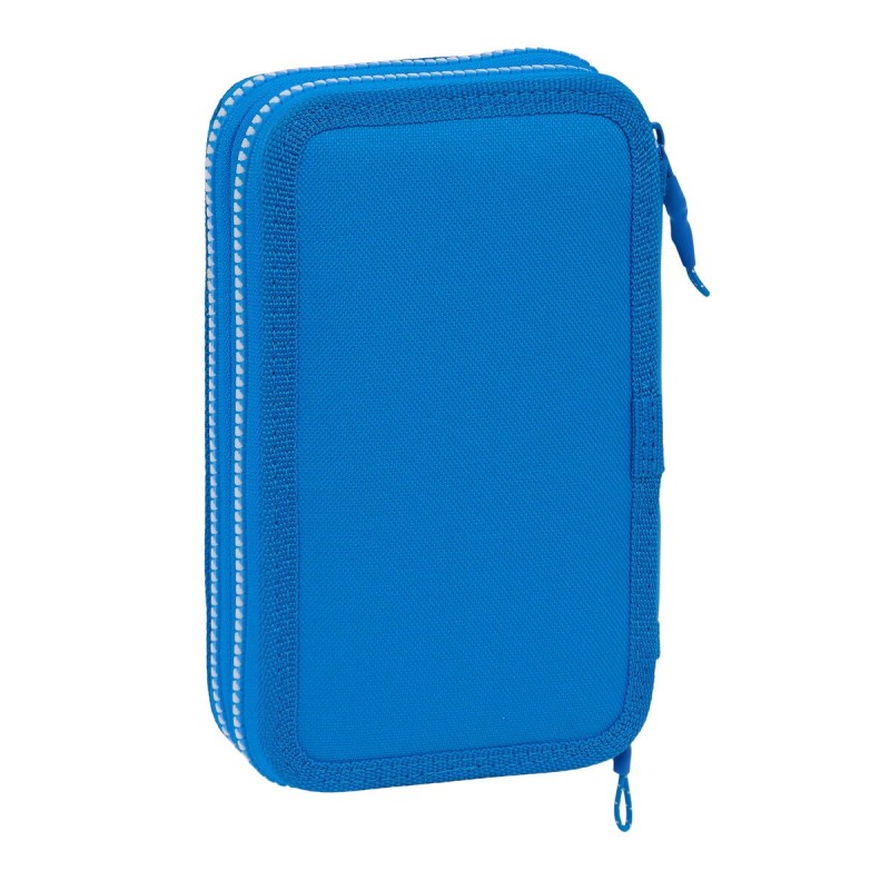 Plumier double R. C. Deportivo de La Coruña Bleu 12.5 x 19.5 x 4 cm (28 Pièces)