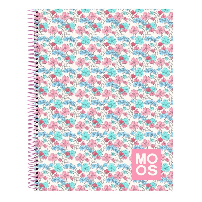 Carnet Moos Flores Multicouleur A4 120 Volets