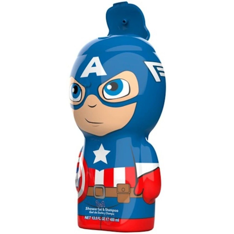 2-in-1 Gel et shampooing Air-Val Avengers Capitan America 400 ml