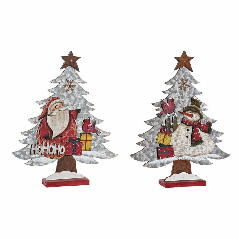 Décorations de Noël DKD Home Decor Bois (2 pcs) (33 x 6 x 39.5 cm)