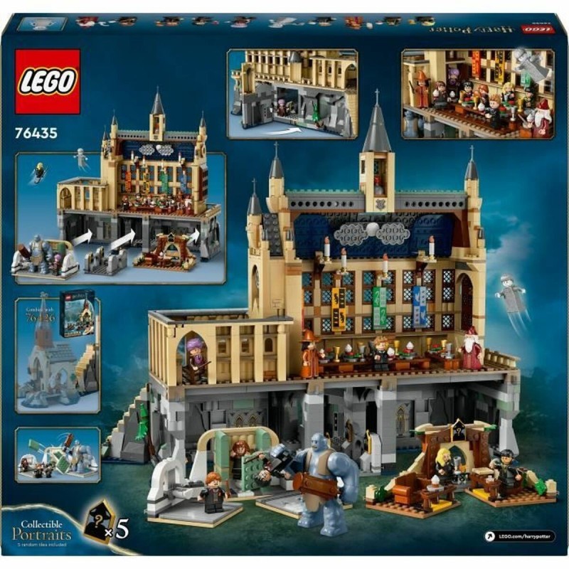 Set de construction Lego 76435 Hogwarts Castle: Great Hall Multicouleur 1732 Pièces