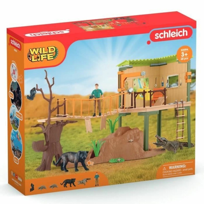 Playset Schleich Wild Adventure Station Set