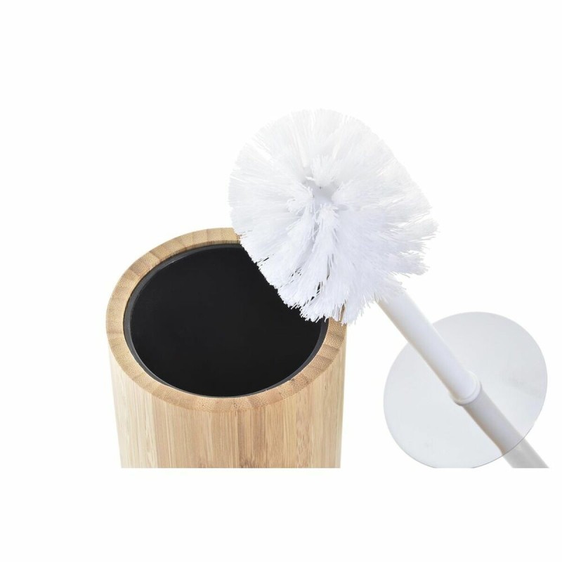 Brosse de salle de wc DKD Home Decor Bambou (10 x 10 x 36.8 cm)