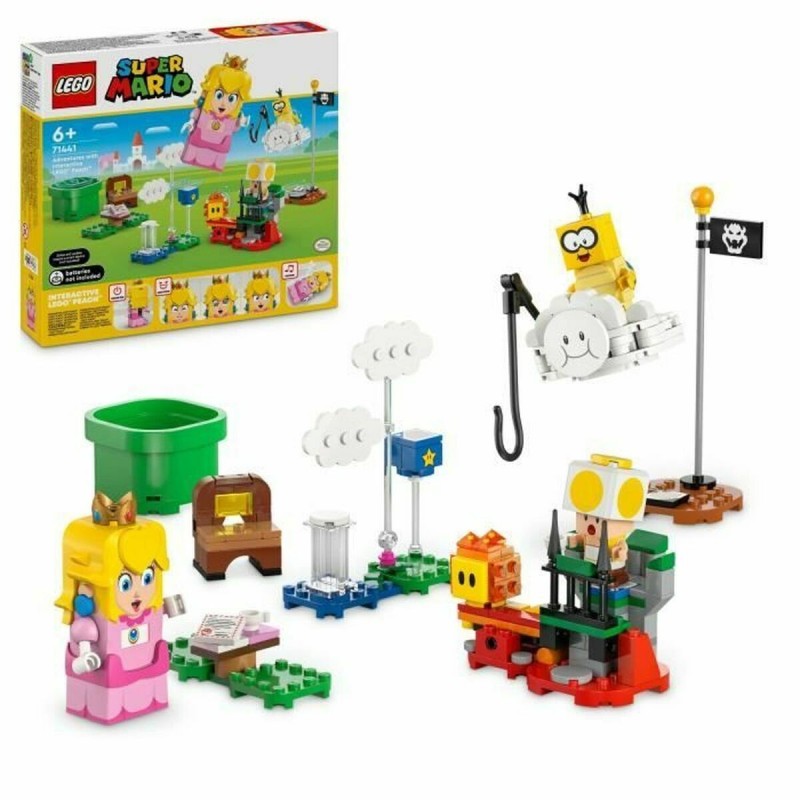 Set de construction Lego 71441 LEGO Peach's Adventures Interactive Princess Toy Multicouleur