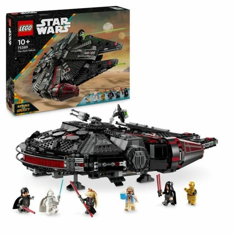 Set de construction Lego Star Wars 75389 Black Falcon Multicouleur 1579 Pièces