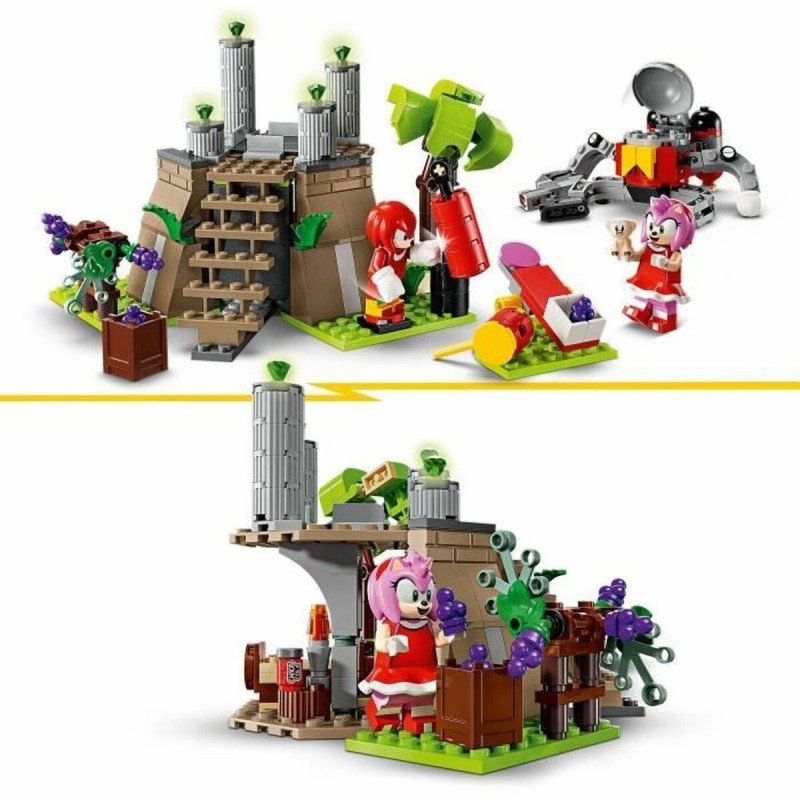 Set de construction Lego Knuckles and the Master Emerald Sanctuary Gamer Set Multicouleur