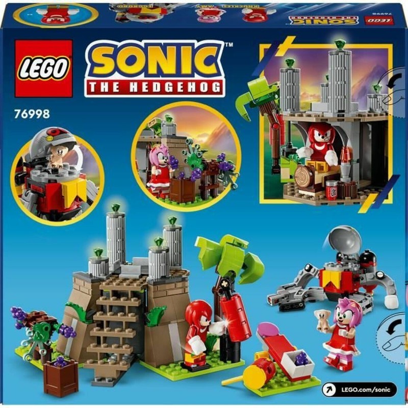 Set de construction Lego Knuckles and the Master Emerald Sanctuary Gamer Set Multicouleur