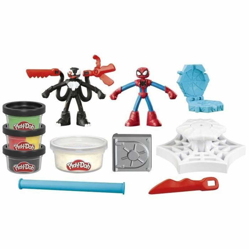 Pâte à modeler en argile Play-Doh Spider-Man Slash Attack Multicouleur