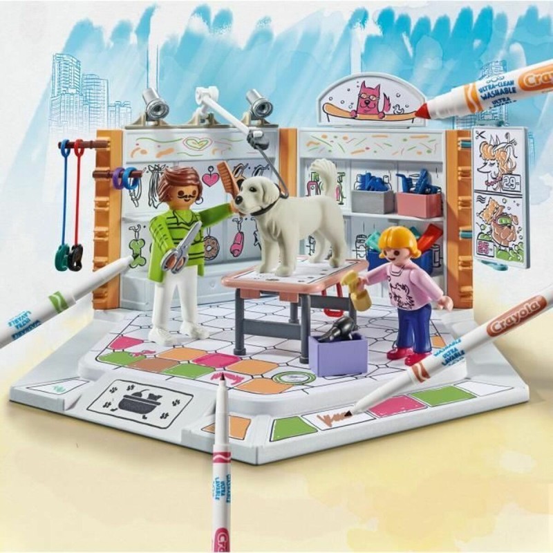 Playset Playmobil Color 71514 Grooming Salon 61 Pièces