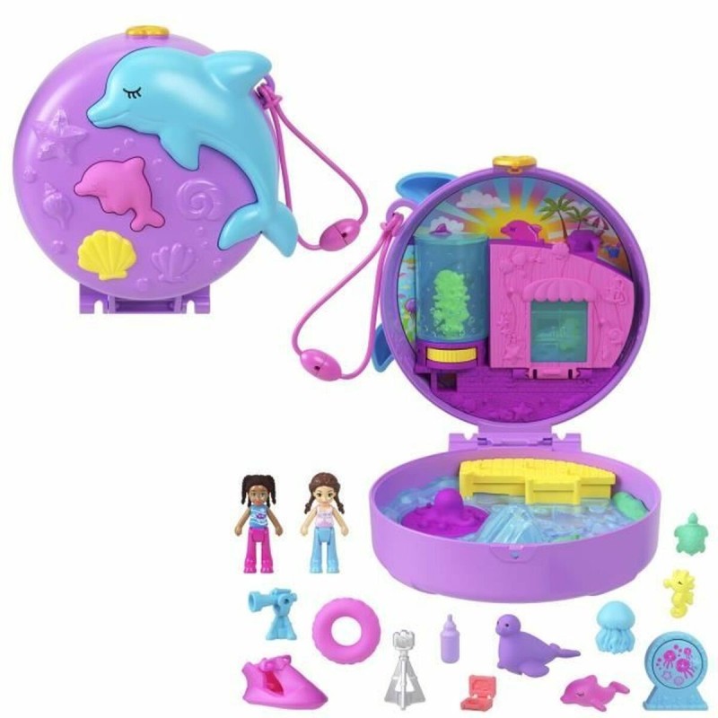 Poupon avec accessoires Polly Pocket Dolphin Rescue