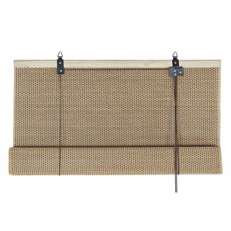 Store à enrouleur DKD Home Decor Bambou Marron Clair (60 x 3 x 172 cm)