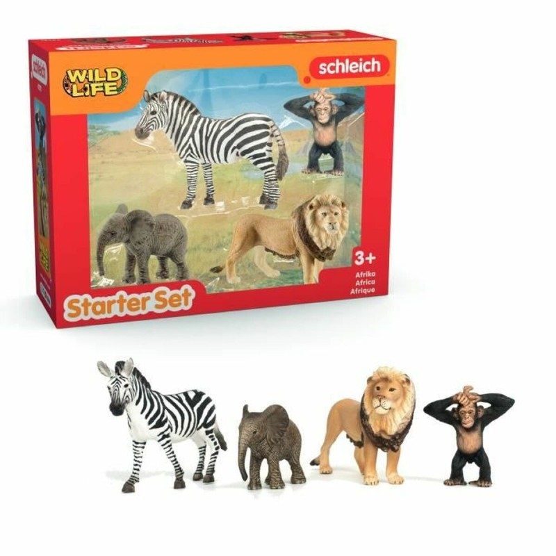 Playset Schleich My First African Animals (4 Unités)