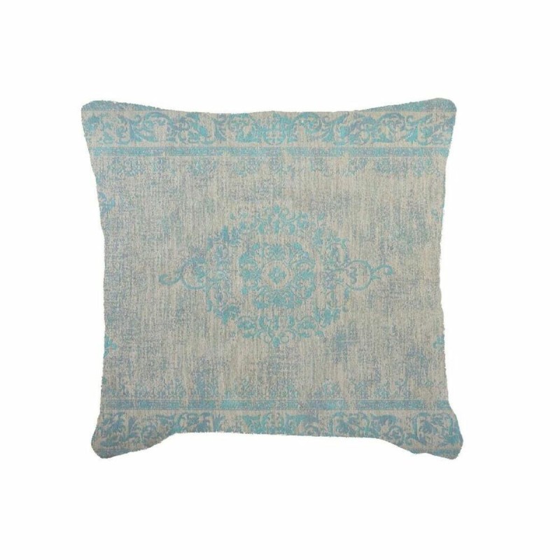 Coussin DKD Home Decor Turquoise Polyester (45 x 12 x 45 cm)