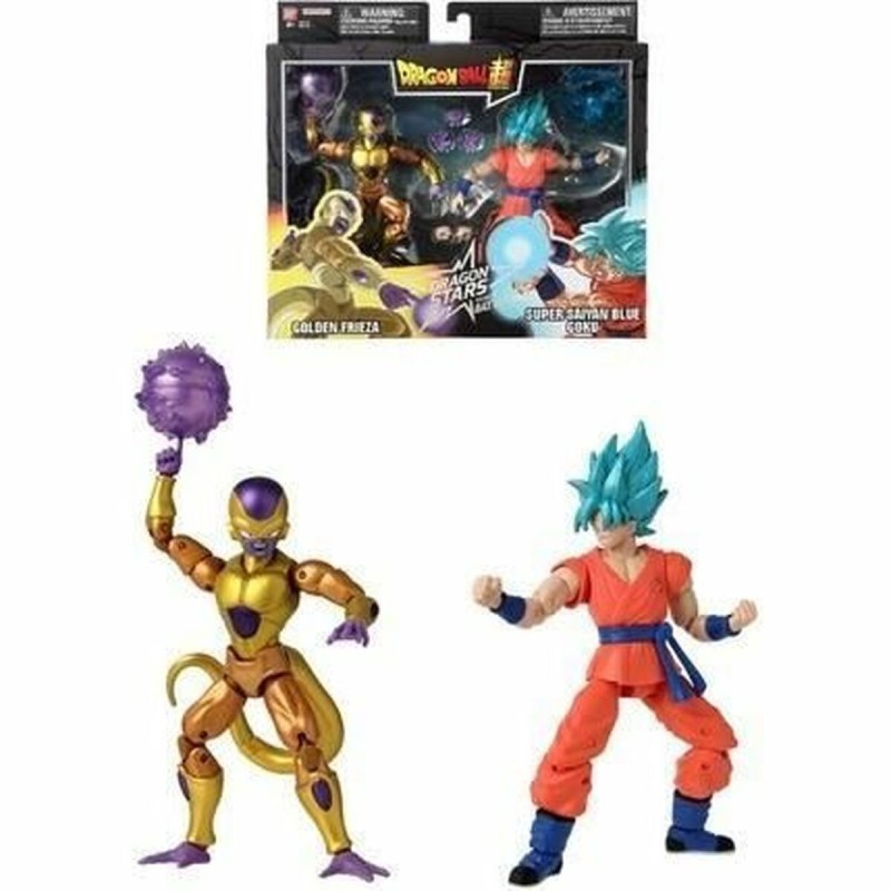 Figurines d’action Dragon Ball Super Dragon Stars: Golden Frieza vs Super Saiyan Blue Goku 17 cm