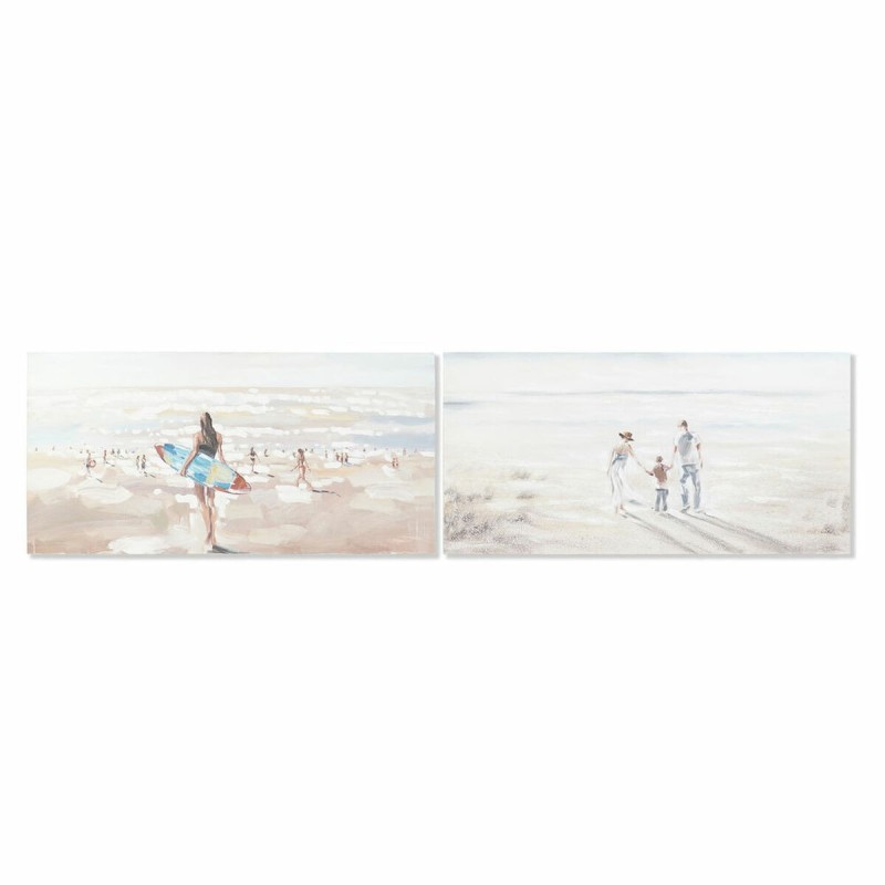 Cadre DKD Home Decor Plage 120 x 3