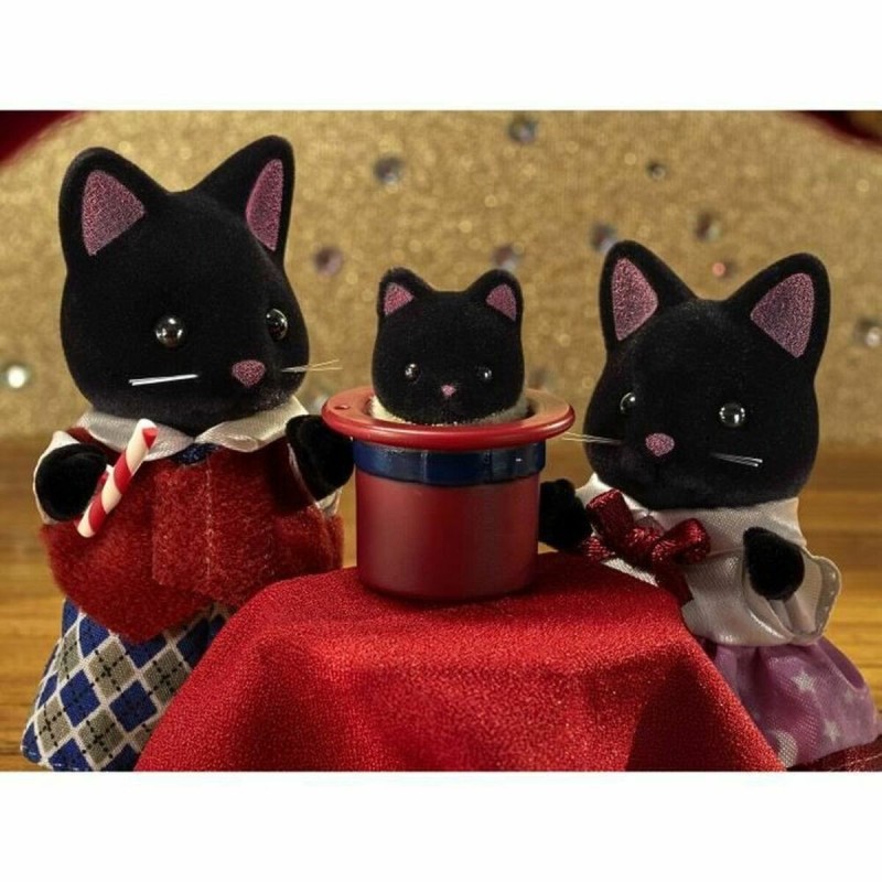 Figurine d’action Sylvanian Families 5530 SYLVANIAN FAMILIES The Magician Cat Family For Children