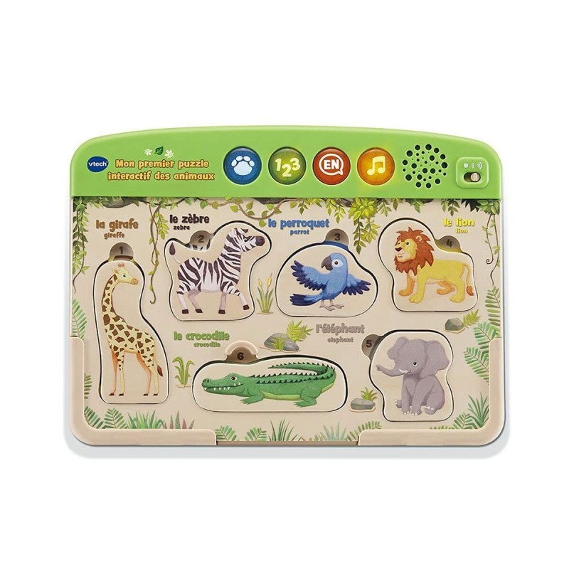 Puzzle enfant en bois Vtech Baby Puzzle Bois animaux