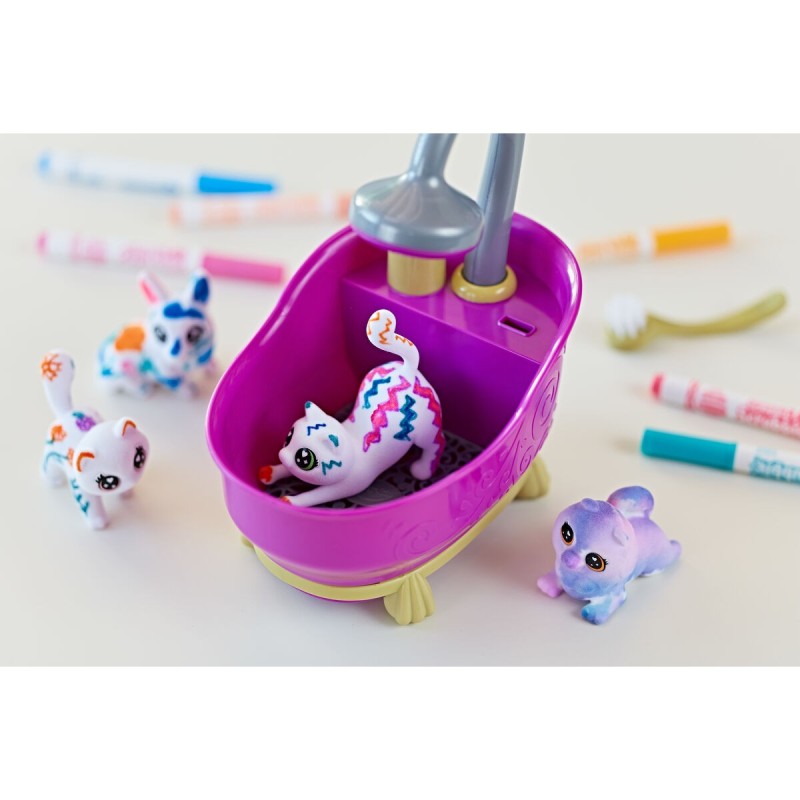 Playset Washimals Pets Crayola 74-7453 Baignoire 6 Pièces