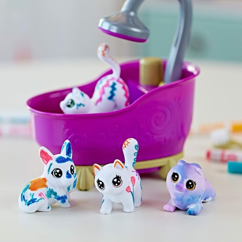 Playset Washimals Pets Crayola 74-7453 Baignoire 6 Pièces