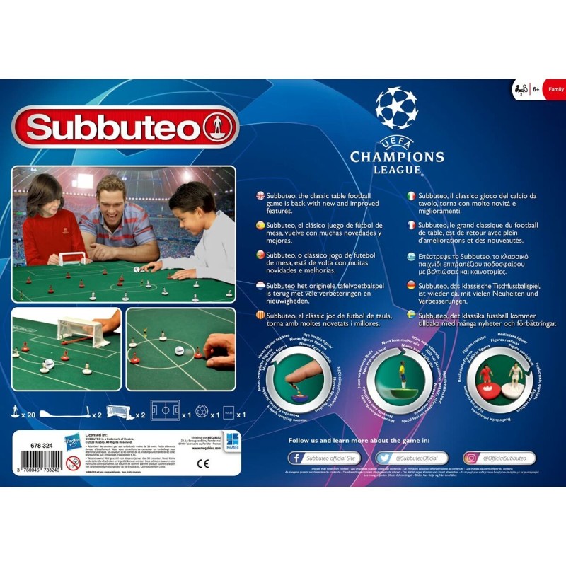 Jeu de société Megableu Subbuteo - Champions League Edition