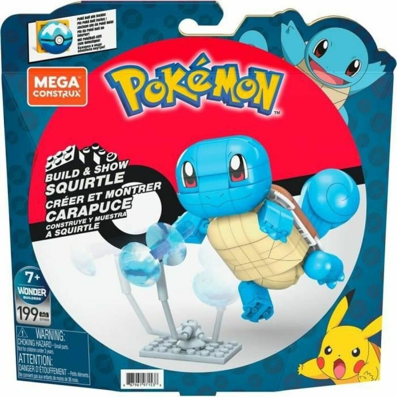 Playset Pokémon Squirtle Pokémon to Build 200 Pièces