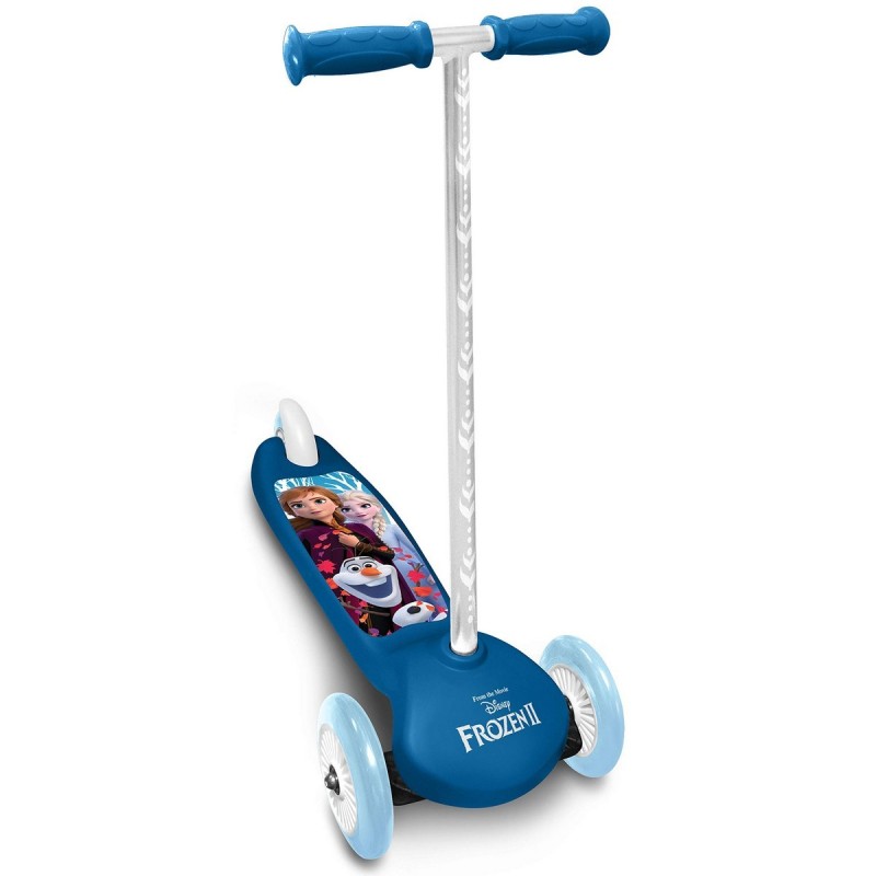 Trottinette Frozen Queen Of The Snow roues x 3 Bleu Enfant Plastique