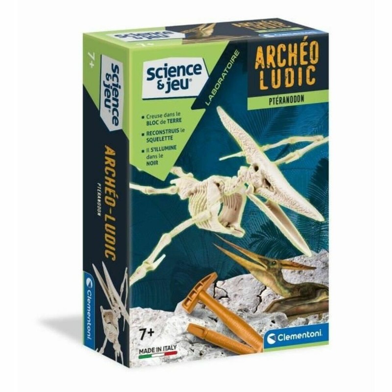 Jeu scientifique Clementoni Archéo Ludic Pteranodon  Fluorescent