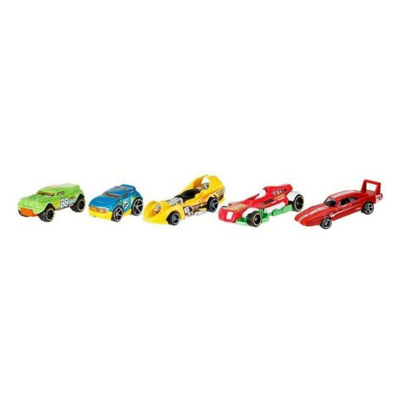 Lot de 5 Voitures Hot Wheels 1806 Multicouleur Orange