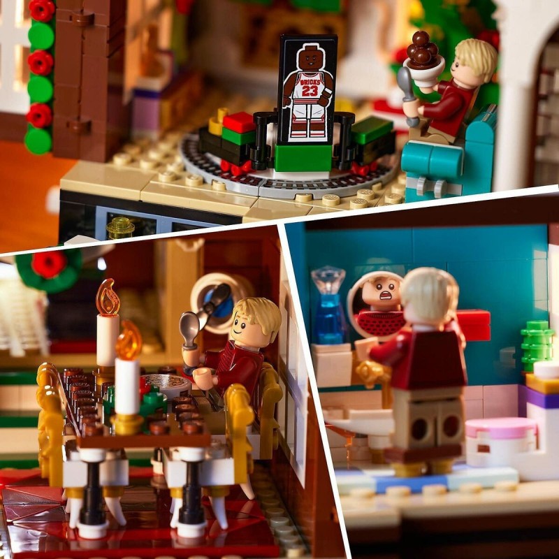 Set de construction Lego Ideas 21330 Home Alone: Mom, I Missed The Plane! Noir 3955 Pièces