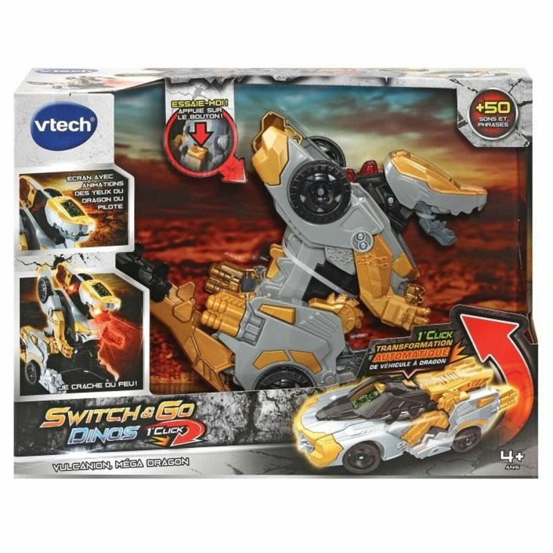 Véhicule transformers Vtech Switch & Go Dinos - Vulcanion