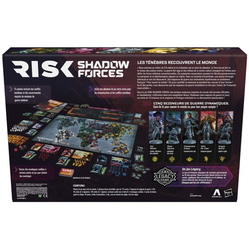 Jeu de société Risk Shadow Forces (FR)