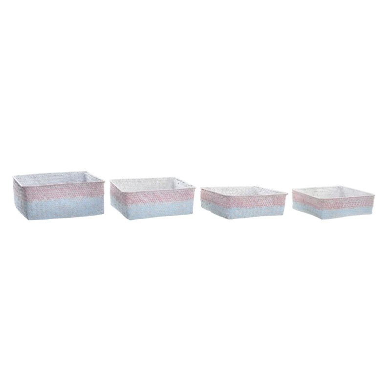 Set de basket DKD Home Decor Polyester 8