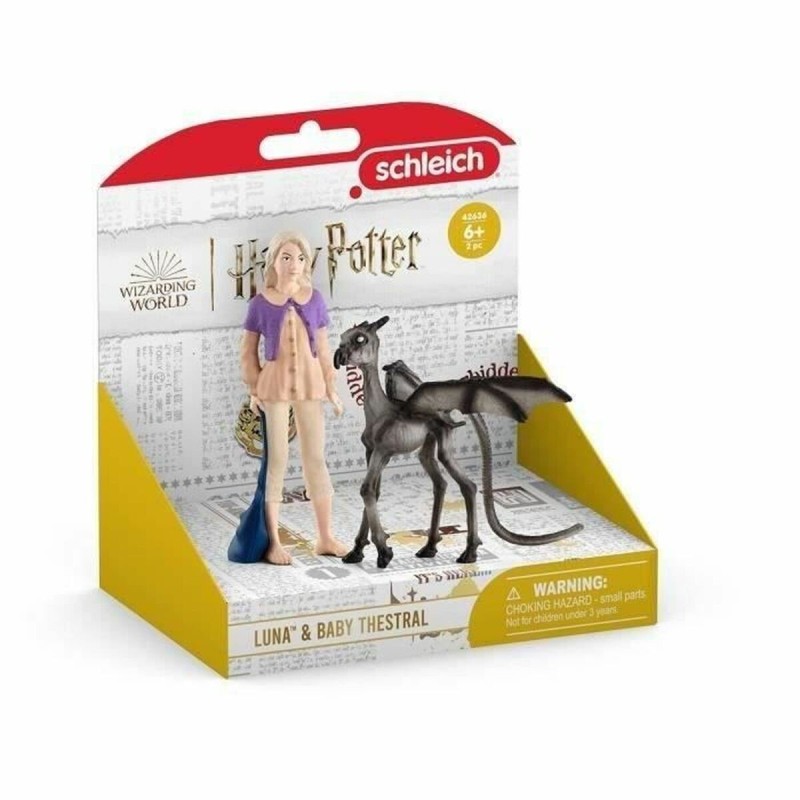 Figurine d’action Schleich Luna Lovegood & Baby Thestral Moderne