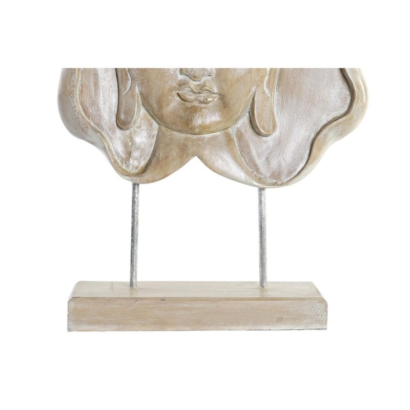 Figurine Décorative DKD Home Decor 36 x 11 x 63 cm Naturel Buda Décapé