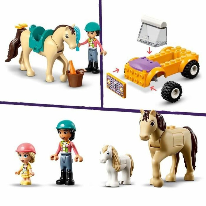 Set de construction Lego 42634 Horse & Pony Trailer Multicouleur 105 Pièces