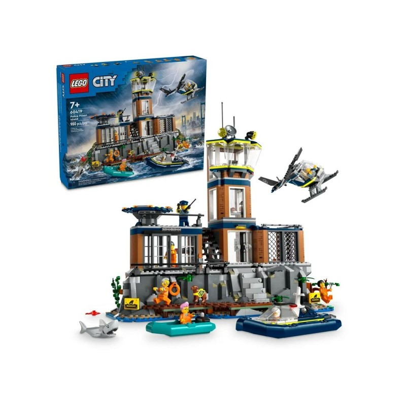 Set de construction Lego 60419 Police Station Island Multicouleur 980 Pièces