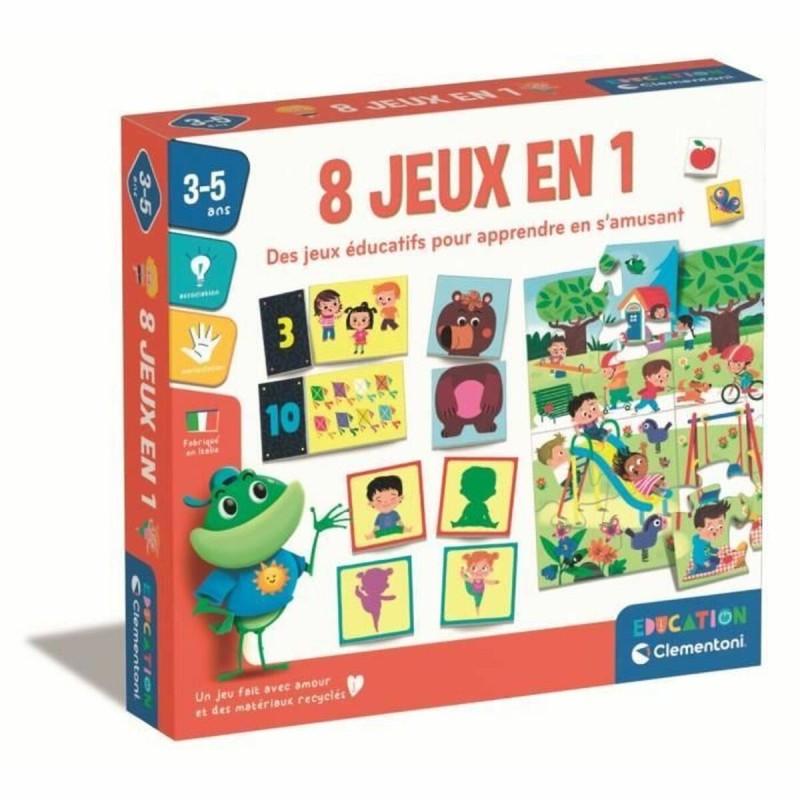 Jouet Educatif Clementoni 8 jeux en 1 (FR)