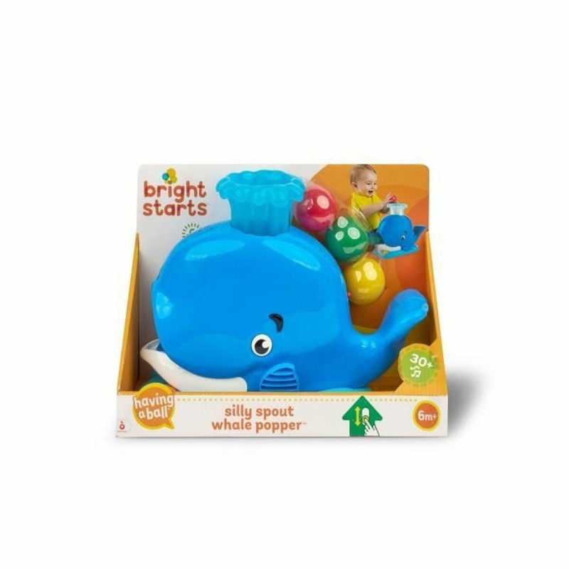 Jouet musical Bright Starts Silly Spout Whale Ball Popper