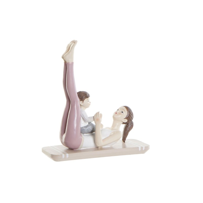 Figurine Décorative DKD Home Decor Rose Yoga Scandi 15