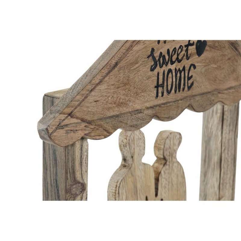 Figurine Décorative DKD Home Decor Marron Bois de manguier Moderne Famille (30 x 8 x 39 cm)