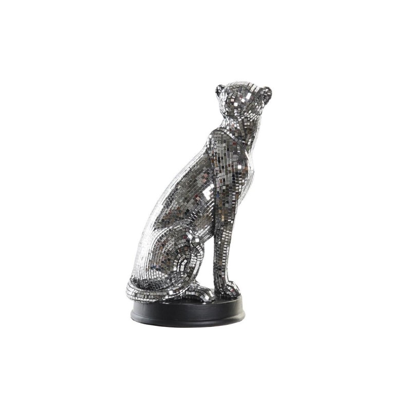 Figurine Décorative DKD Home Decor Argenté Léopard Résine (19