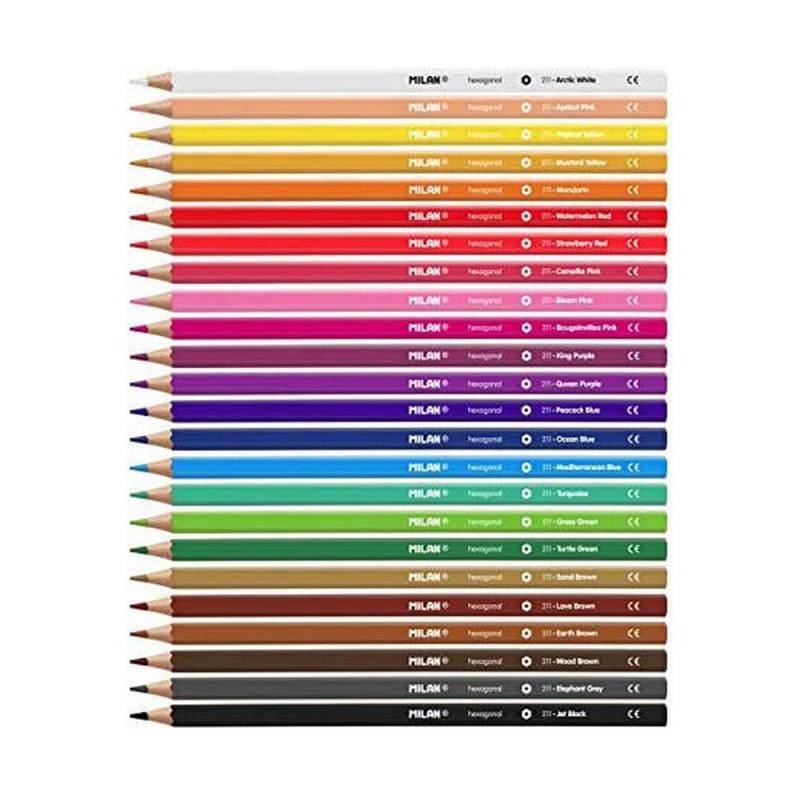 Crayons Milan 24 Pièces Multicouleur