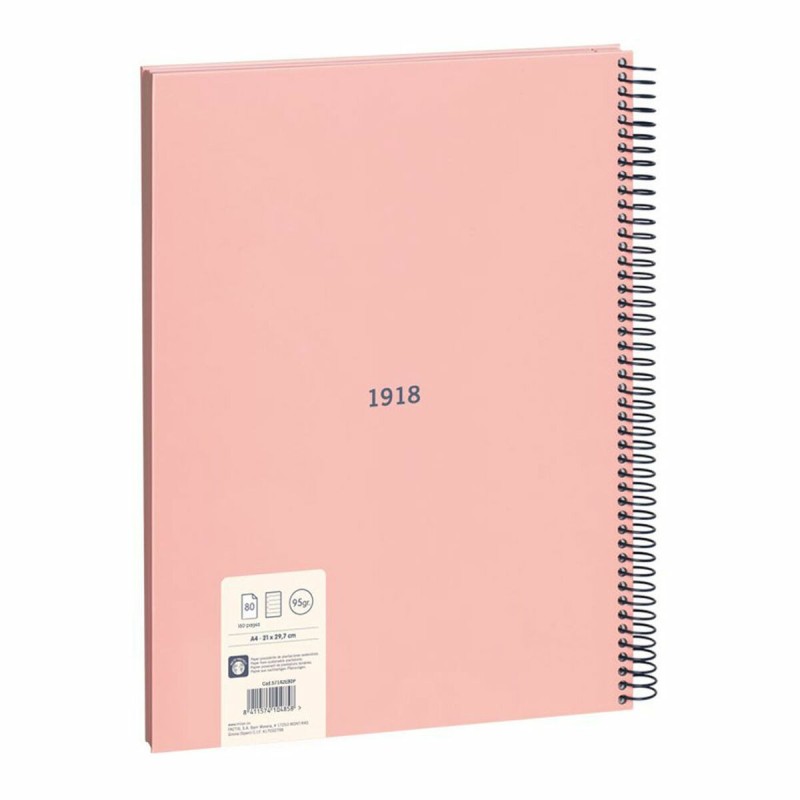 Carnet Milan 430 Rose