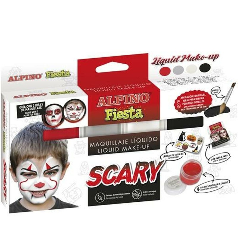 Maquillage pour les enfants Alpino Scary 4 couleurs