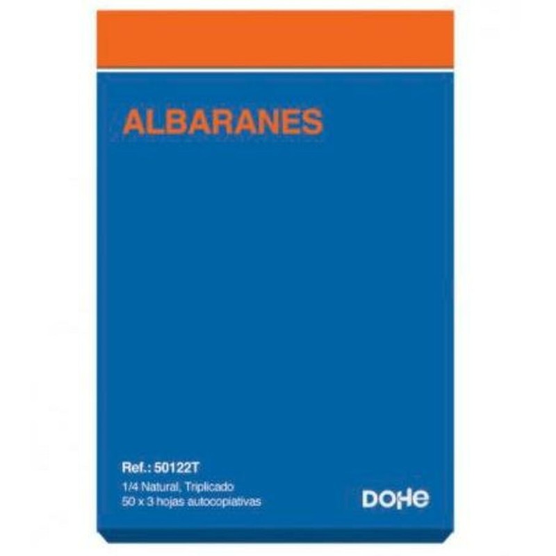 Carnet de livraison DOHE 50122T 1/4 10 Pièces 150 Volets